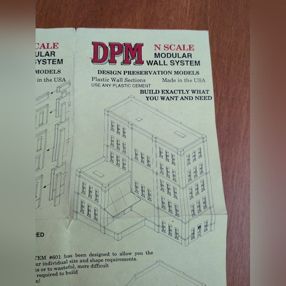 Model Train Detailing Parts Set DPM Building Kit - Picture 2 of 6
